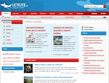 Tablet Screenshot of letejte.cz